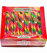 Candy canes sucre d'orge tutti fruits